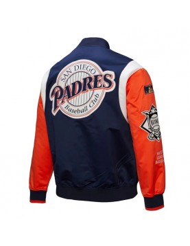 San Diego Padres Cooperstown Team Origins Satin Jacket