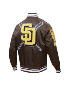 San Diego Padres Mashup Classic Rib Satin Jacket