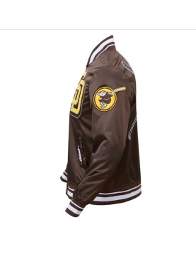 San Diego Padres Mashup Classic Rib Satin Jacket