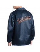 San Diego Padres Point Man Coaches Navy Jacket