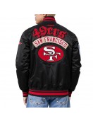San Francisco 49ers Best of Classic Rib Satin Jacket San Francisco 49ers Best of Classic Rib Satin Jacket