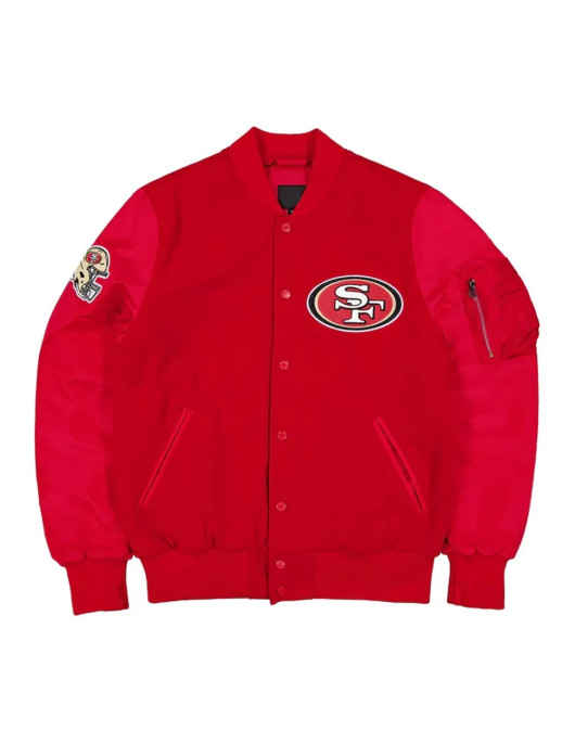 San Francisco 49ers MA-1 Historic Varsity Jacket