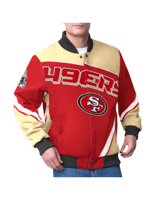 San Francisco 49ers Maximum Racing Scarlet Jacket