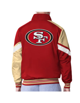 San Francisco 49ers Strong Arm Scarlet Full-Zip Jacket