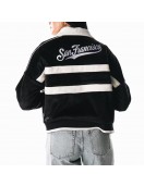San Francisco Giants Black Corduroy Full-Zip Jacket