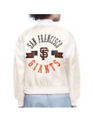 San Francisco Giants Printed Logo Varsity Satin Jacket