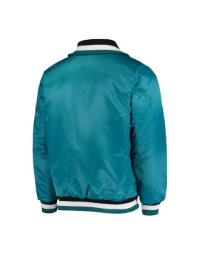 San Jose Sharks The Captain II Varsity Satin Jacket