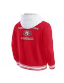 Scarlet San Francisco 49ers Cotton Hooded Jacket