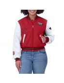 Scarlet/White San Francisco 49ers Varsity Full-Zip Jacket Scarlet/White San Francisco 49ers Varsity Full-Zip Jacket