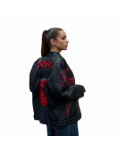 Schumacher Ferrari 2004 Black & Red Leather Jacket