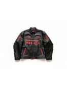 Schumacher Ferrari 2004 Black & Red Leather Jacket