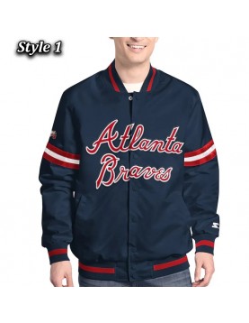 Scout Atlanta Braves Varsity Satin Jacket