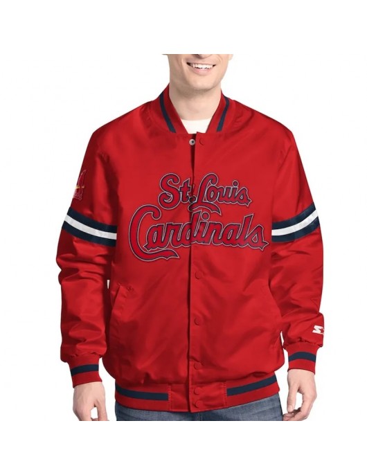 Scout St. Louis Cardinals Varsity Satin Jacket