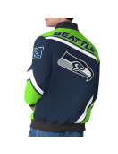 Seattle Seahawks Maximum Racing Navy Jacket
