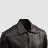 Sheep Leather Black  Bomber Jacket