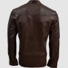 Sheep Leather Brown Biker Jacket Sheep Leather Brown Biker Jacket