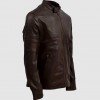 Sheep Leather Brown Biker Jacket Sheep Leather Brown Biker Jacket