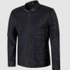 Sheep Leather Cafe Racer Jacket Sheep Leather Cafe Racer Jacket