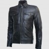 Slim Fit Biker Black Leather Jacket Slim Fit Biker Black Leather Jacket