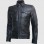 Slim Fit Biker Black Leather Jacket