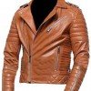 Men Quilted Slim Fit Motorcycle Biker Jacket Men Quilted Slim Fit Motorcycle Biker Jacket