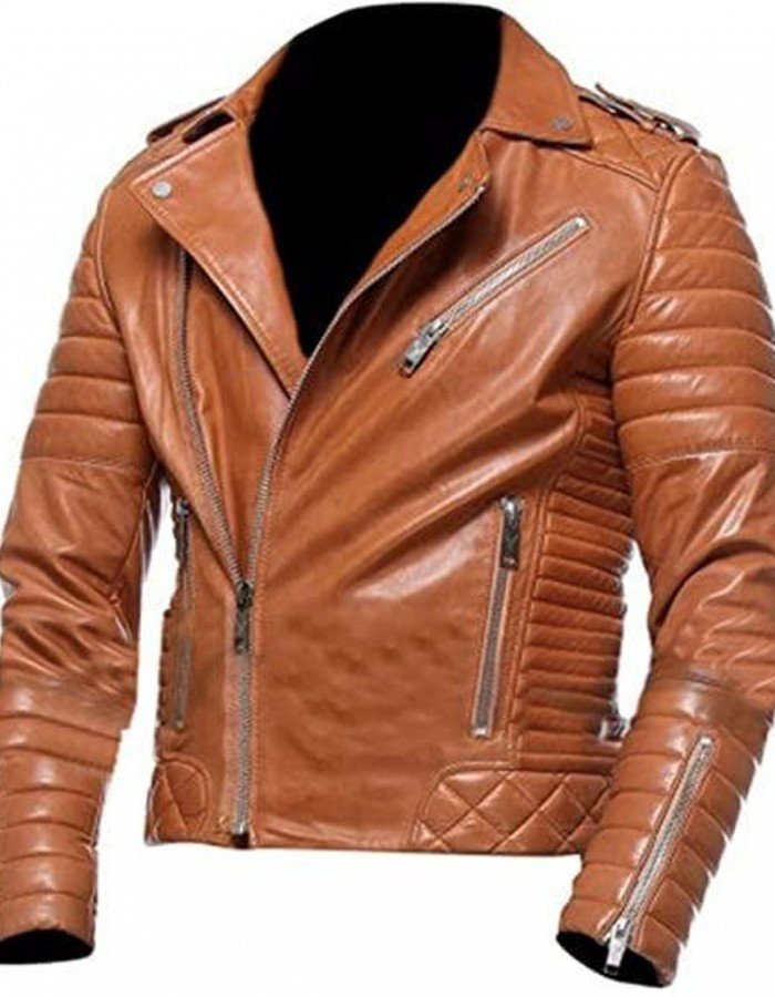 Men Quilted Slim Fit Motorcycle Biker Jacket Men Quilted Slim Fit Motorcycle Biker Jacket