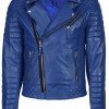 Men Quilted Slim Fit Motorcycle Biker Jacket Men Quilted Slim Fit Motorcycle Biker Jacket