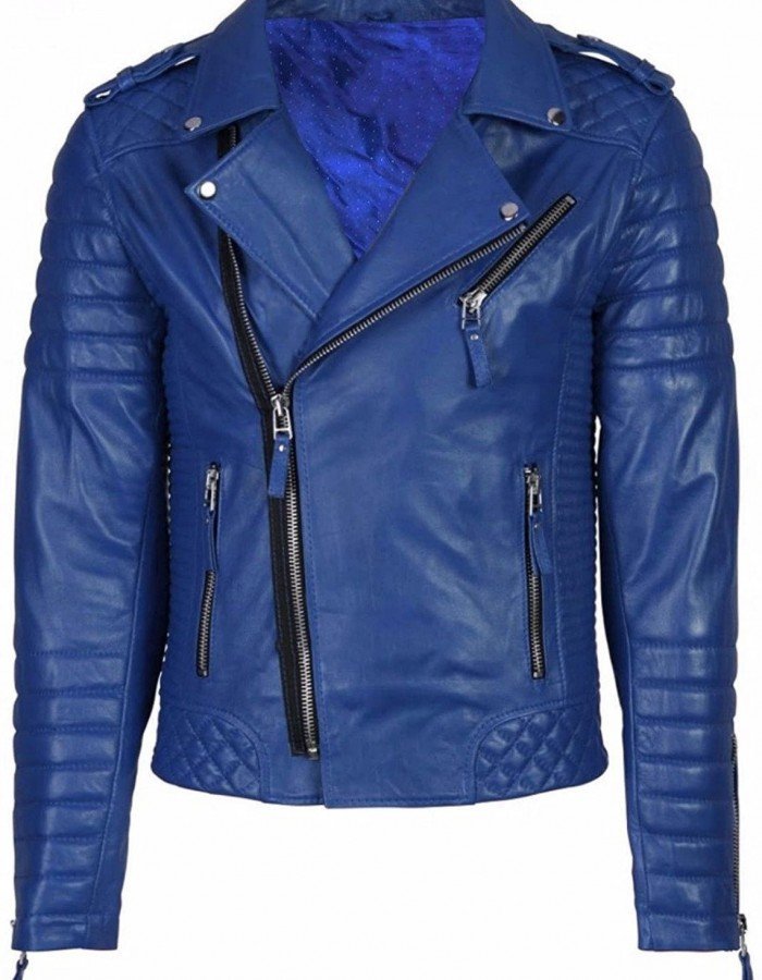 Men Quilted Slim Fit Motorcycle Biker Jacket Men Quilted Slim Fit Motorcycle Biker Jacket