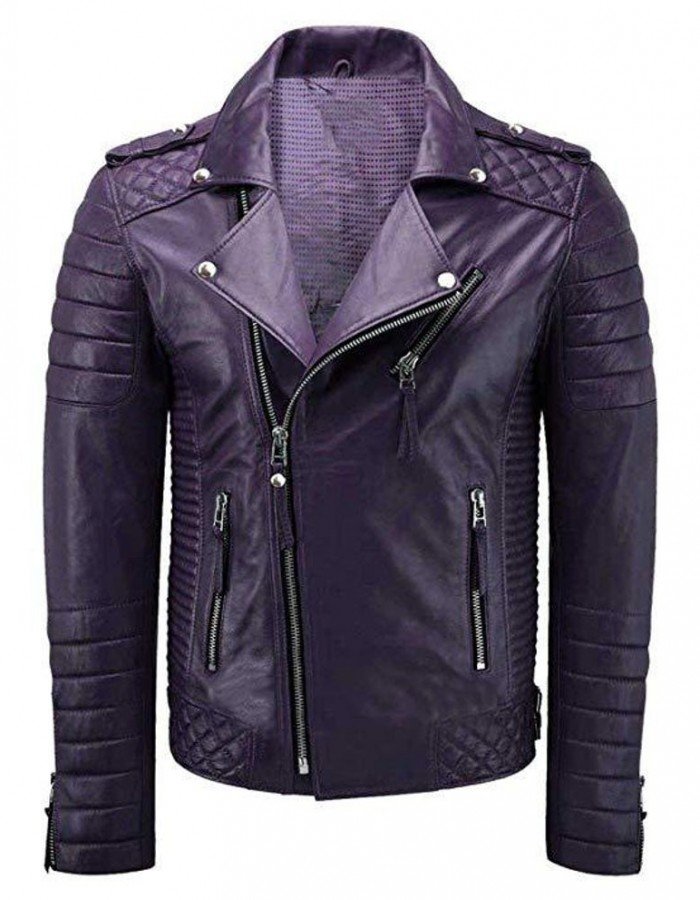 Men Quilted Slim Fit Motorcycle Biker Jacket Men Quilted Slim Fit Motorcycle Biker Jacket