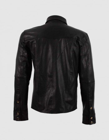 Soft Black Sheepskin Jacket for Men – Lightweight Soft Black Sheepskin Jacket for Men – Lightweight