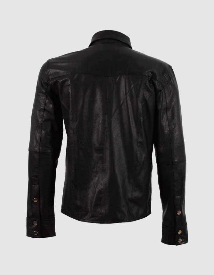 Soft Black Sheepskin Jacket for Men – Lightweight Soft Black Sheepskin Jacket for Men – Lightweight