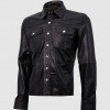 Soft Black Sheepskin Jacket for Men – Lightweight Soft Black Sheepskin Jacket for Men – Lightweight