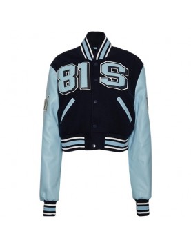 Spelman College Campus Remix Wool &amp; Leather Varsity Jacket