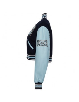 Spelman College Campus Remix Wool &amp; Leather Varsity Jacket