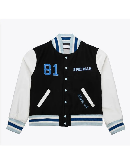 Spelman College Jaguars Homecoming Black Varsity Jacket