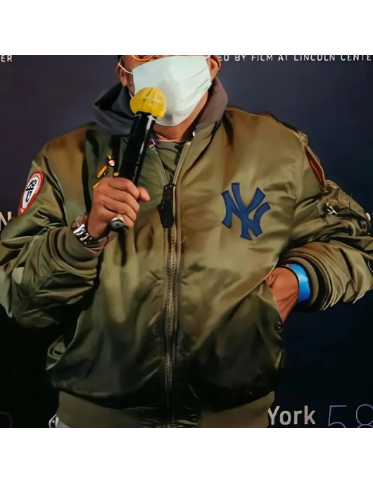Spike Lee Olive Green Varsity Jacket