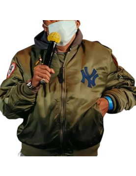 Spike Lee Olive Green Varsity Jacket