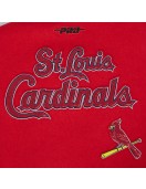 St. Louis Cardinals Game Day Classics Red Varsity Wool/Leather Jacket