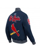 St. Louis Cardinals Game Day Navy Jacket with Current Logo