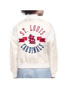 St. Louis Cardinals Printed Logo Varsity Satin Jacket