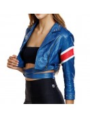 Street Fighter 6 Cammy Cropped Leather Jacket