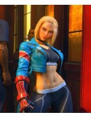 Street Fighter 6 Cammy Cropped Leather Jacket