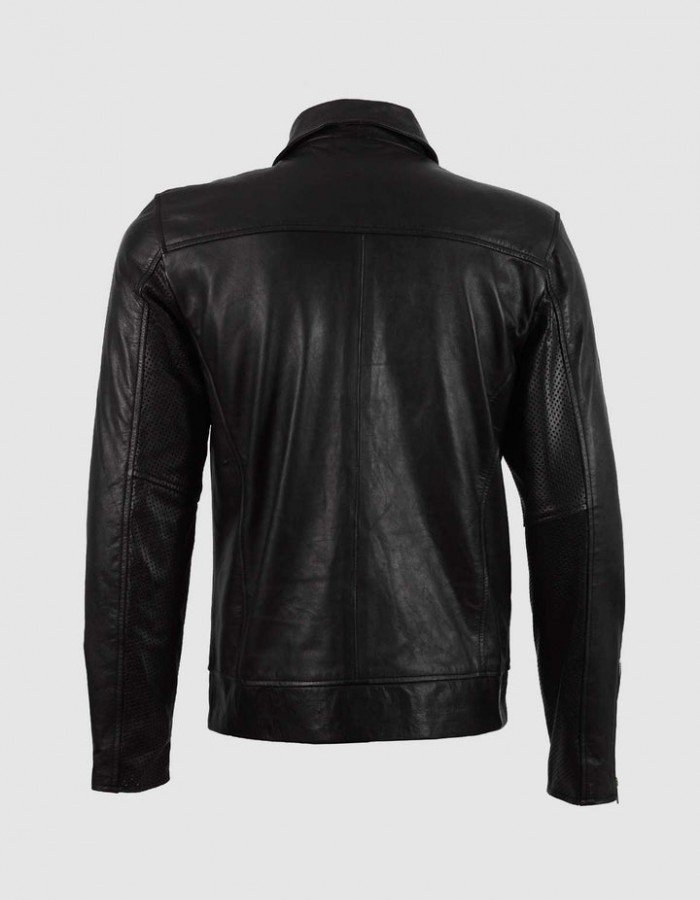 Summer Jacket - Retro Racing Jacket in Black Summer Jacket - Retro Racing Jacket in Black