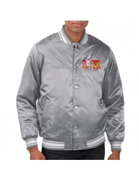 Super Bowl LIX Varsity Satin Jacket