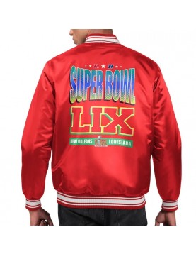 Super Bowl LIX Varsity Satin Jacket