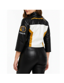 Superman Hawkgirl 2025 Cropped Leather jacket Superman Hawkgirl 2025 Cropped Leather jacket