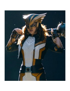 Superman Hawkgirl 2025 Cropped Leather jacket Superman Hawkgirl 2025 Cropped Leather jacket