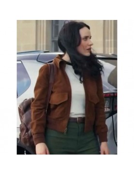 Superman Lois Lane Bomber Brown Suede Leather Jacket Superman Lois Lane Bomber Brown Suede Leather Jacket