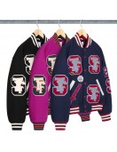 Supreme Drill Team Wool Varsity Jacket Full-Snap
