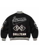 Supreme Drill Team Wool Varsity Jacket Full-Snap